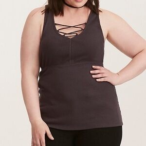 Torrid size 3 ribbed tank top